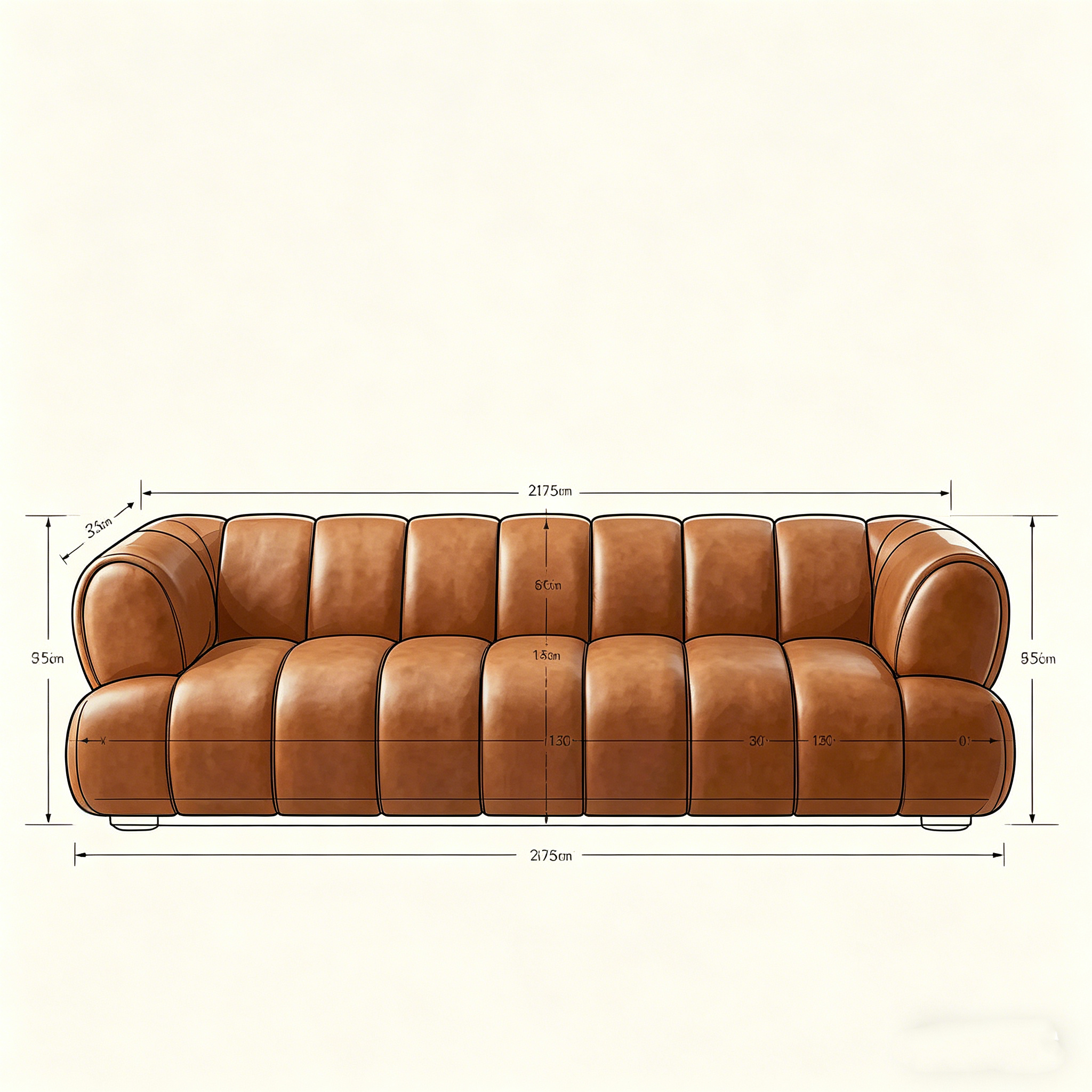 Canapé de luxe moderne de style médiéval