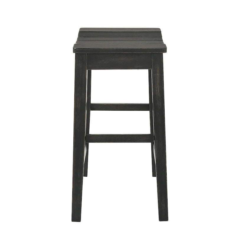 Tabourets de bar style campagnard (lot de deux)