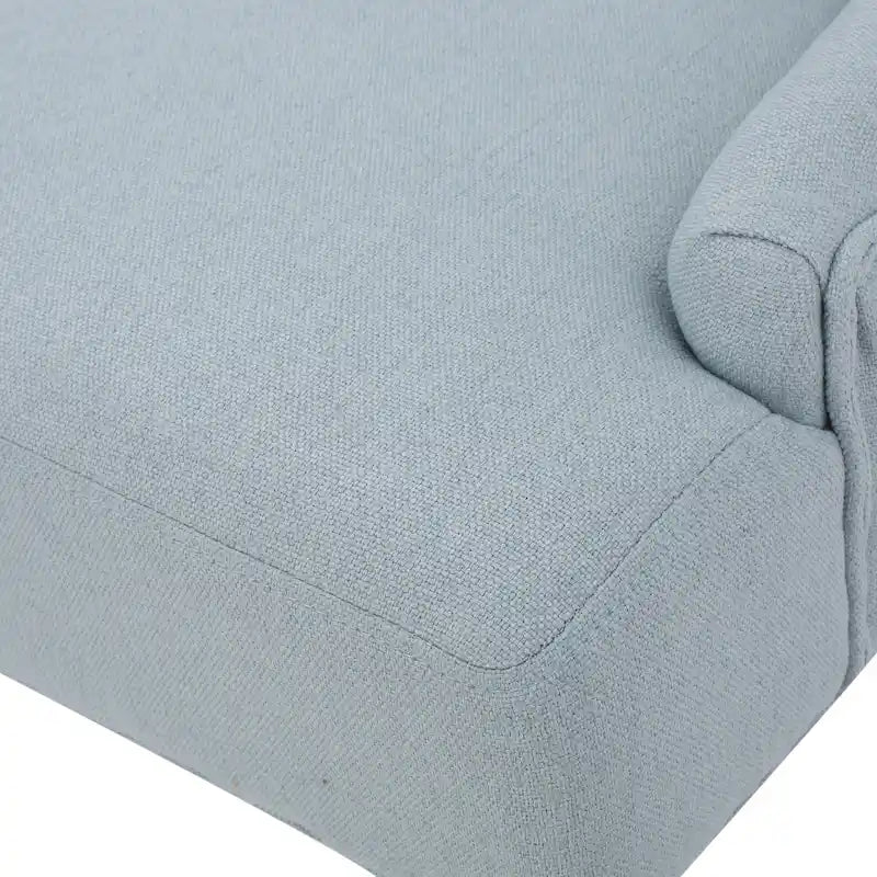 Chaise de salle à manger moderne en tissu capitonné