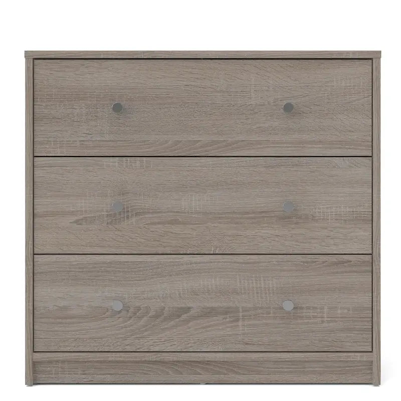 Meuble en bois composite à trois tiroirs
