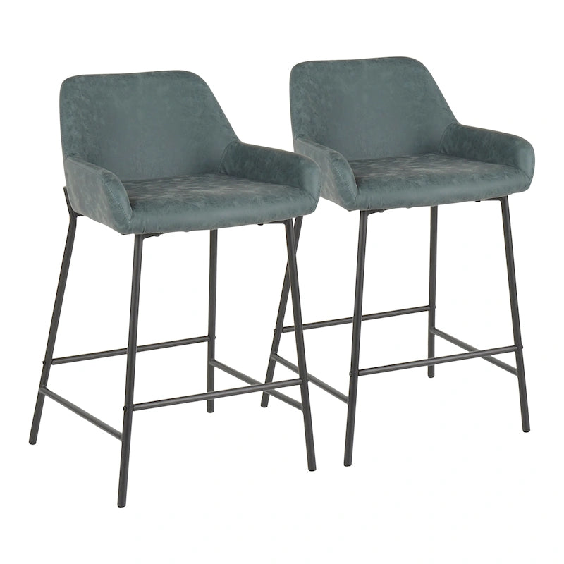 Tabourets de bar style industriel (lot de 2)