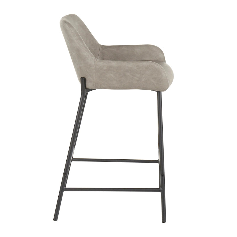 Tabourets de bar style industriel (lot de 2)