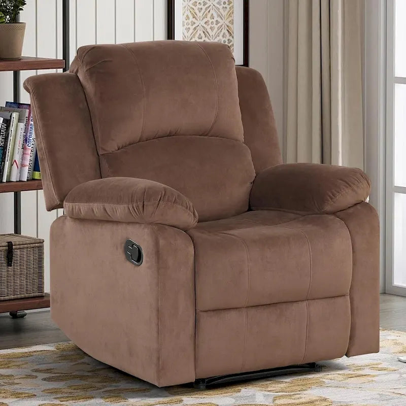 Fauteuil inclinable manuel, fauteuil simple moelleux et épaissi