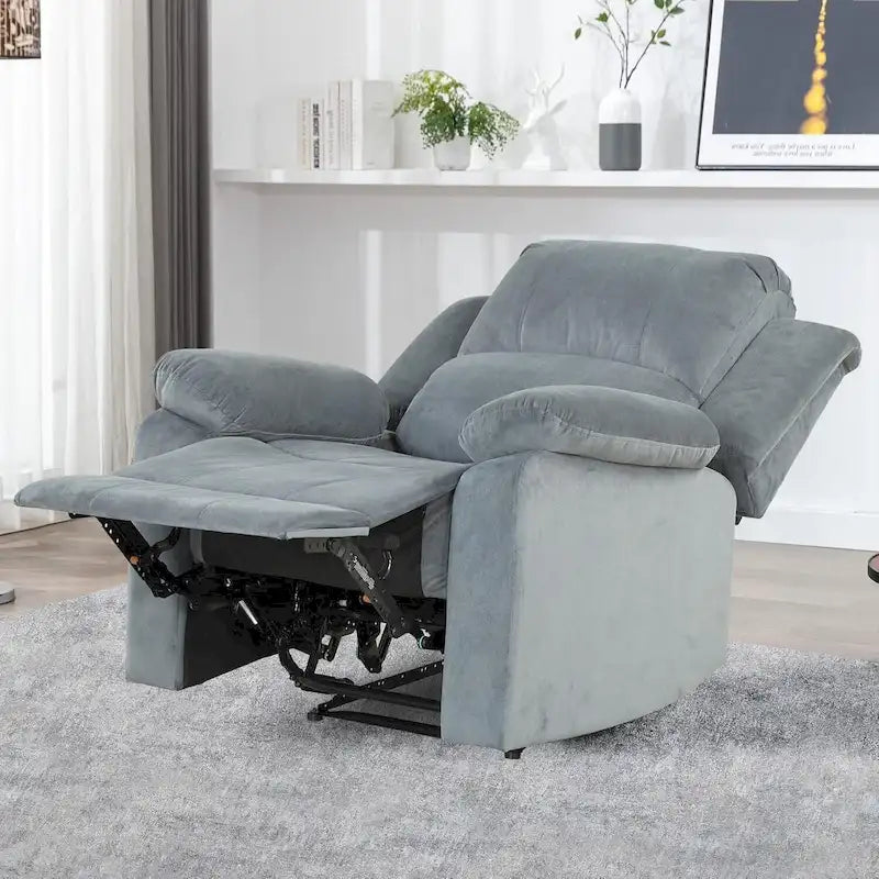 Fauteuil inclinable manuel, fauteuil simple moelleux et épaissi