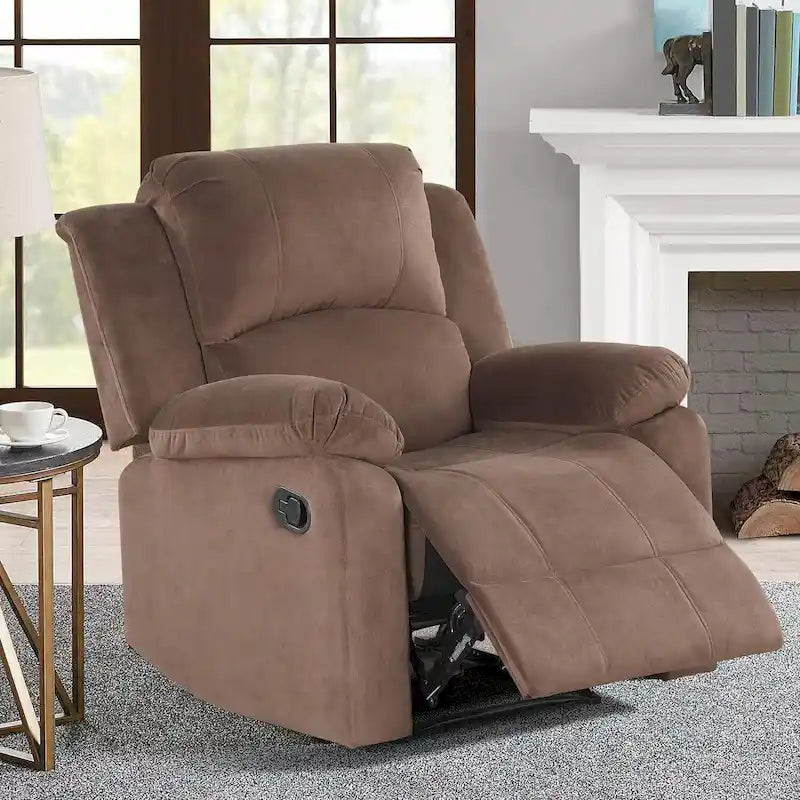 Fauteuil inclinable manuel, fauteuil simple moelleux et épaissi