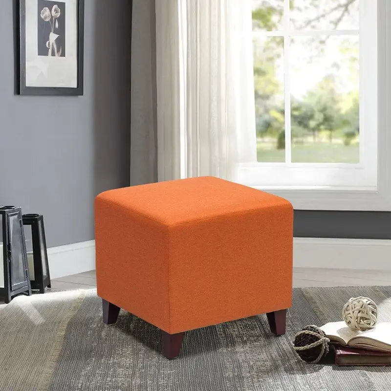 Repose-pieds cubique de style britannique simple