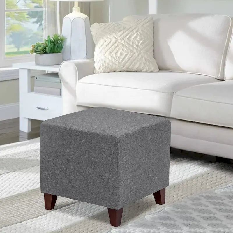 Repose-pieds cubique de style britannique simple