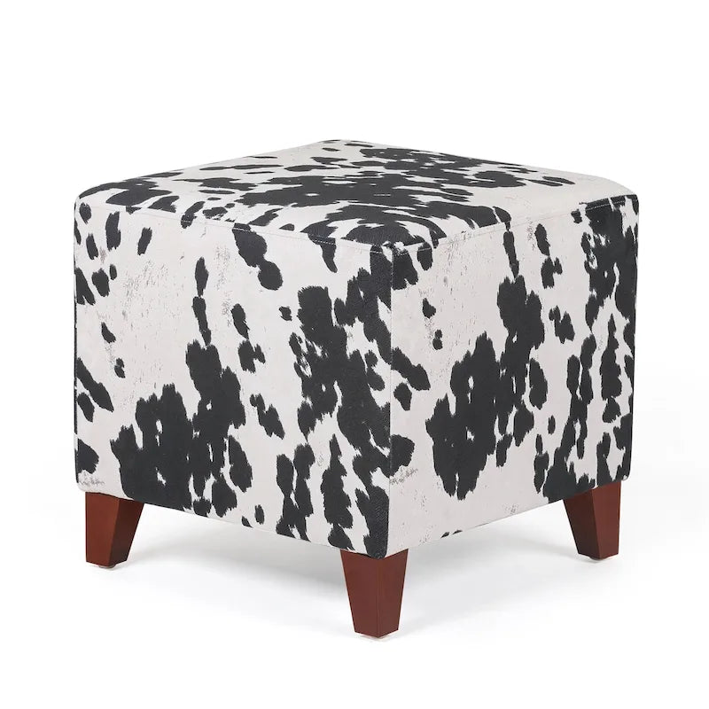 Repose-pieds cubique de style britannique simple
