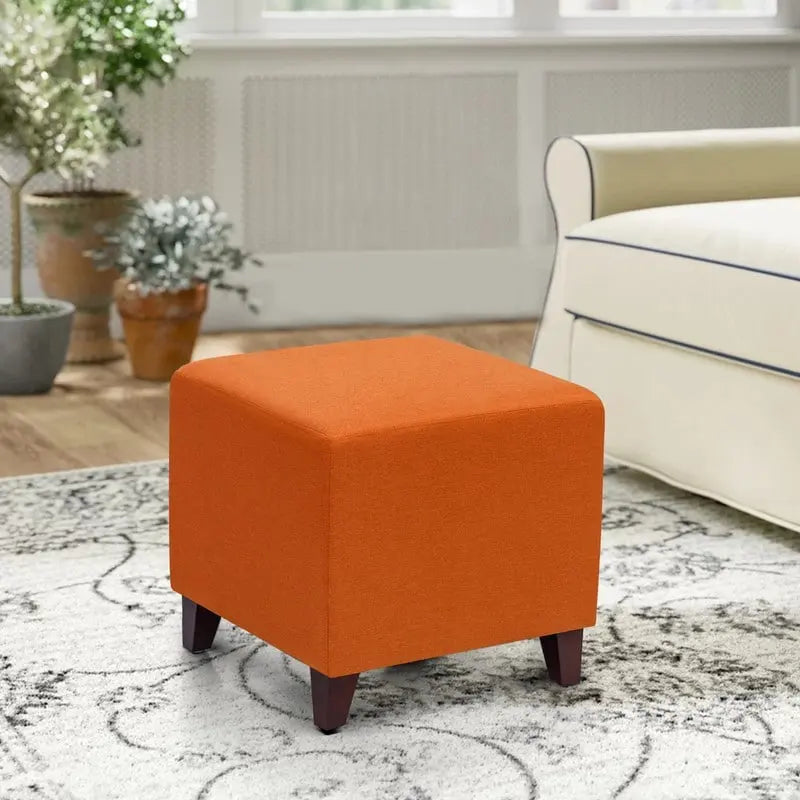 Repose-pieds cubique de style britannique simple