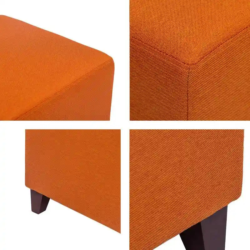 Repose-pieds cubique de style britannique simple