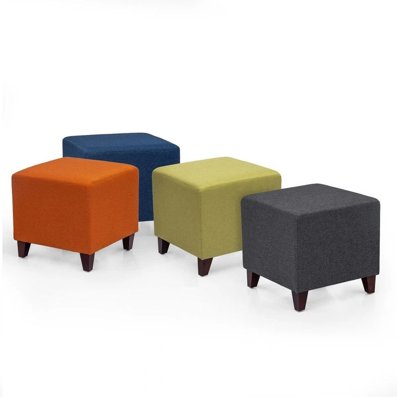 Repose-pieds cubique de style britannique simple