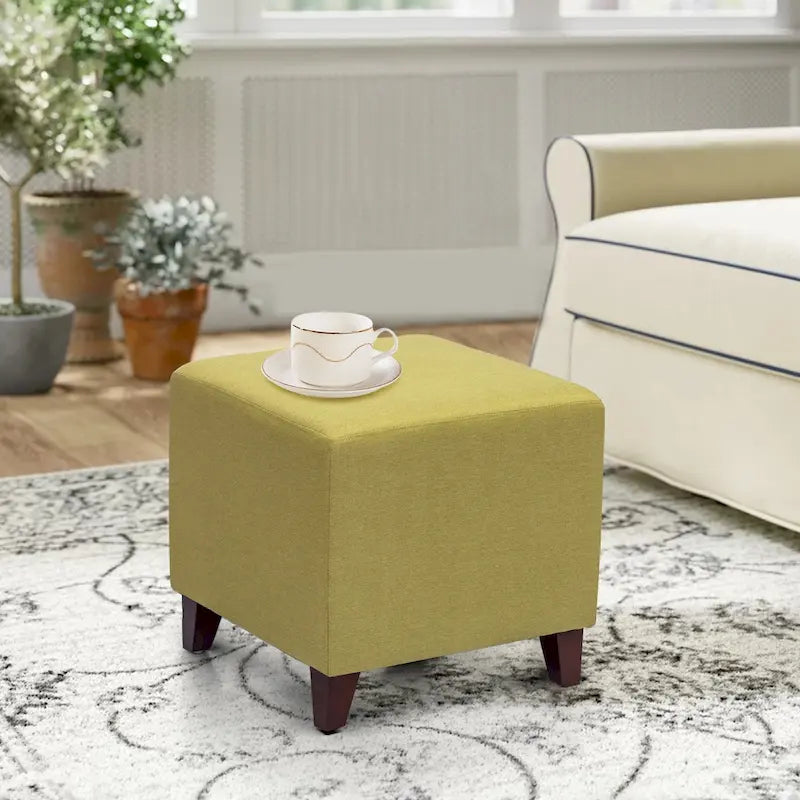 Repose-pieds cubique de style britannique simple