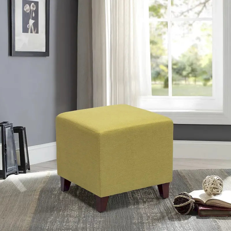 Repose-pieds cubique de style britannique simple