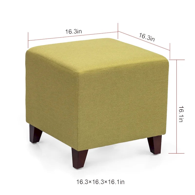 Repose-pieds cubique de style britannique simple