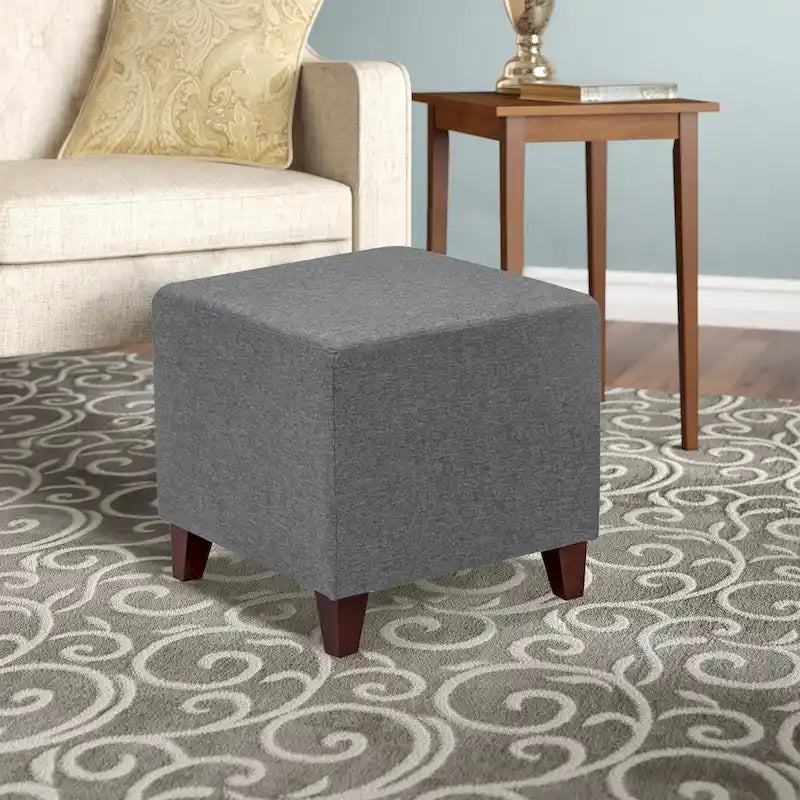 Repose-pieds cubique de style britannique simple