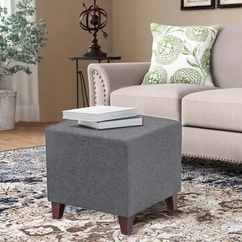 Repose-pieds cubique de style britannique simple