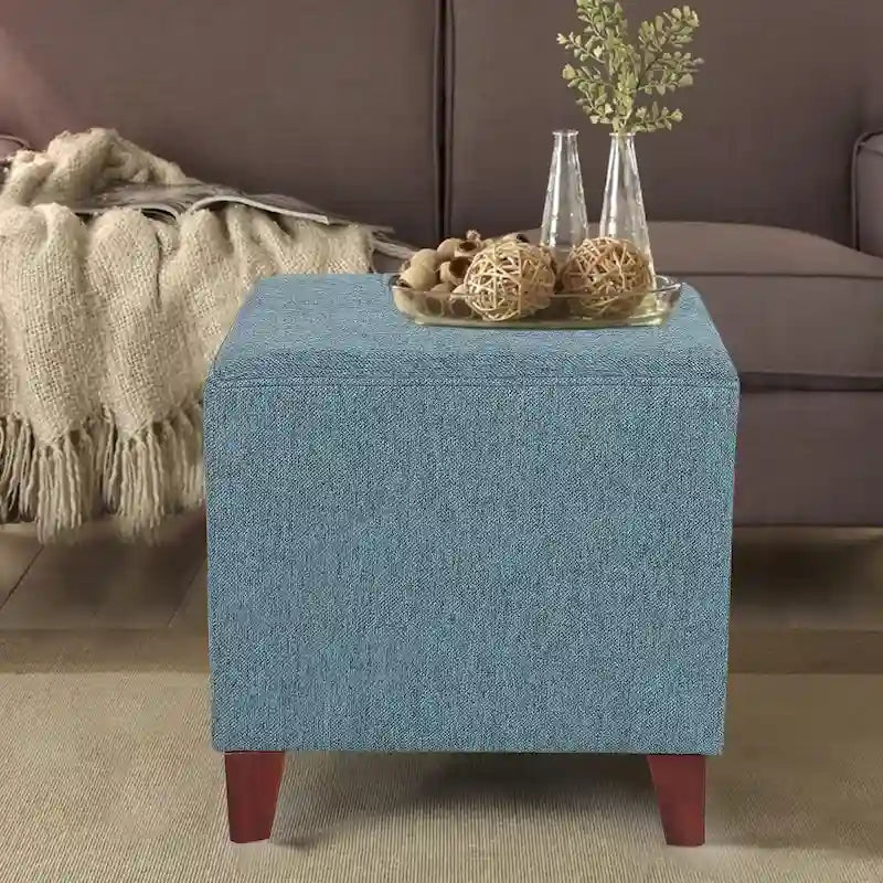 Repose-pieds cubique de style britannique simple