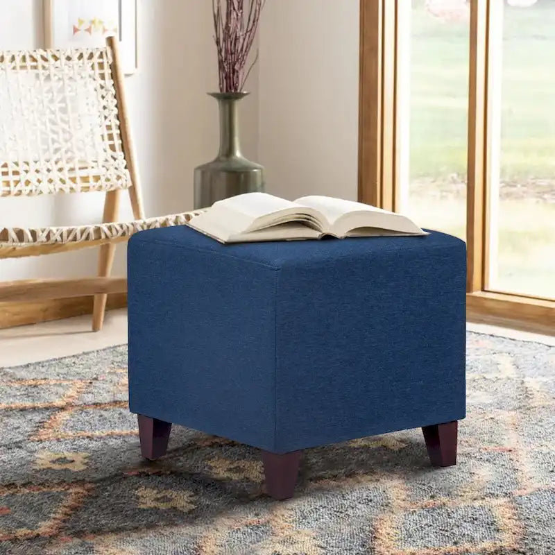 Repose-pieds cubique de style britannique simple