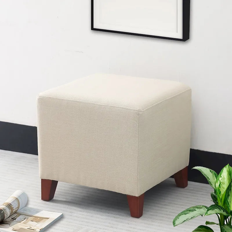 Repose-pieds cubique de style britannique simple
