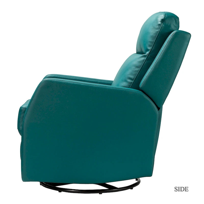 Fauteuil à bascule manuel/fauteuil inclinable pivotant en similicuir moderne