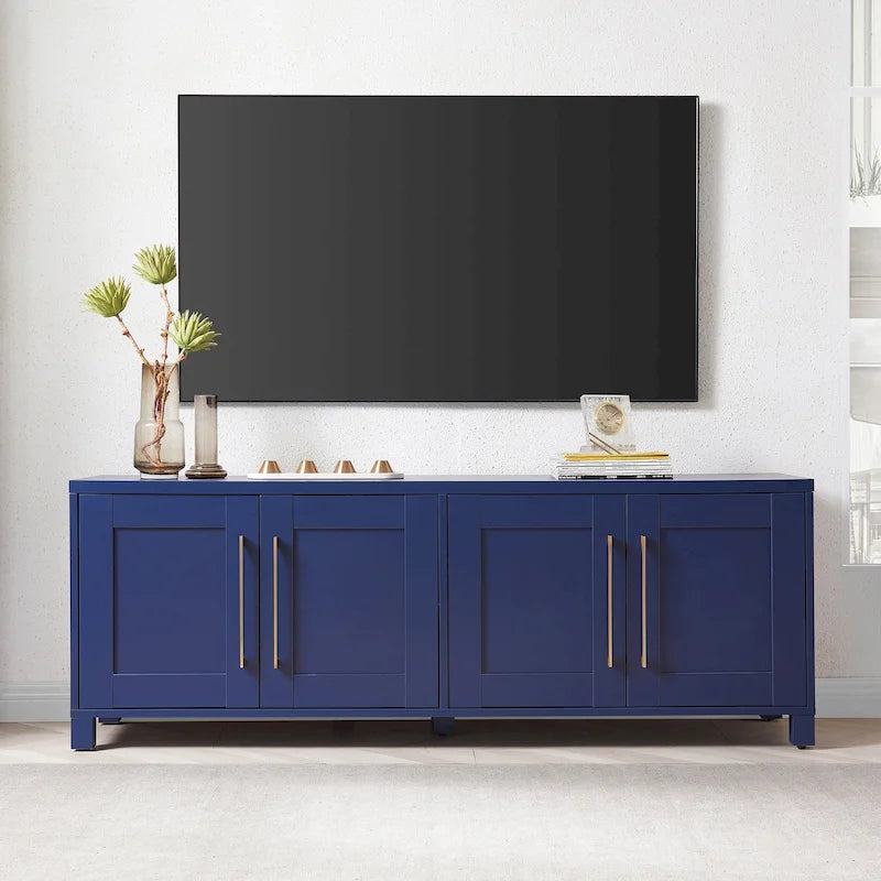 Meuble TV rectangulaire, adapté aux téléviseurs jusqu'à 75 pouces