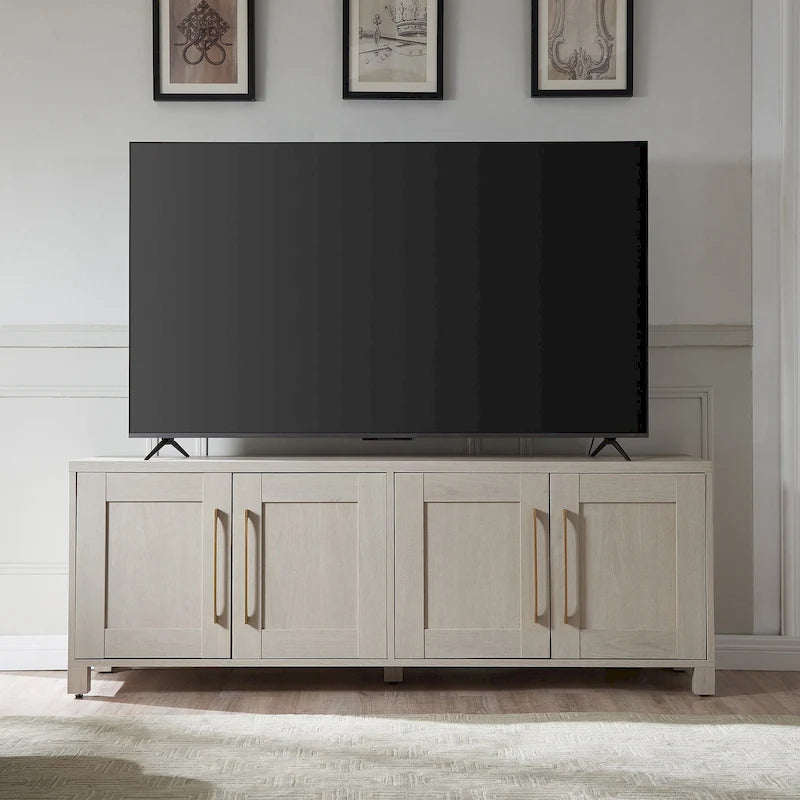 Meuble TV rectangulaire, adapté aux téléviseurs jusqu'à 75 pouces