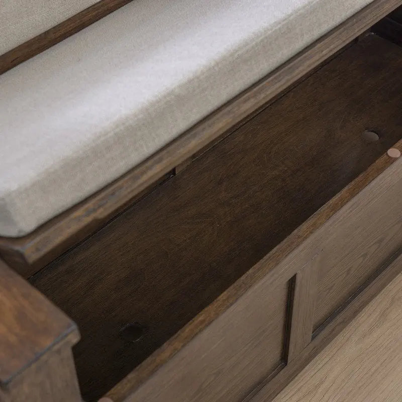 Banc d'entrée coffre en bois Dahlia