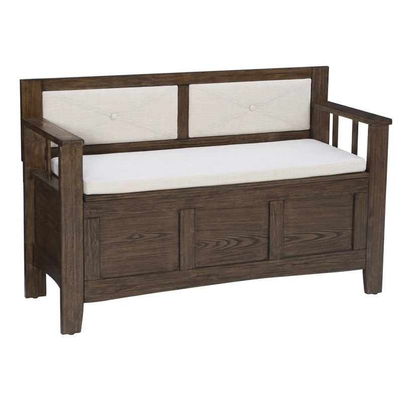 Banc d'entrée coffre en bois Dahlia