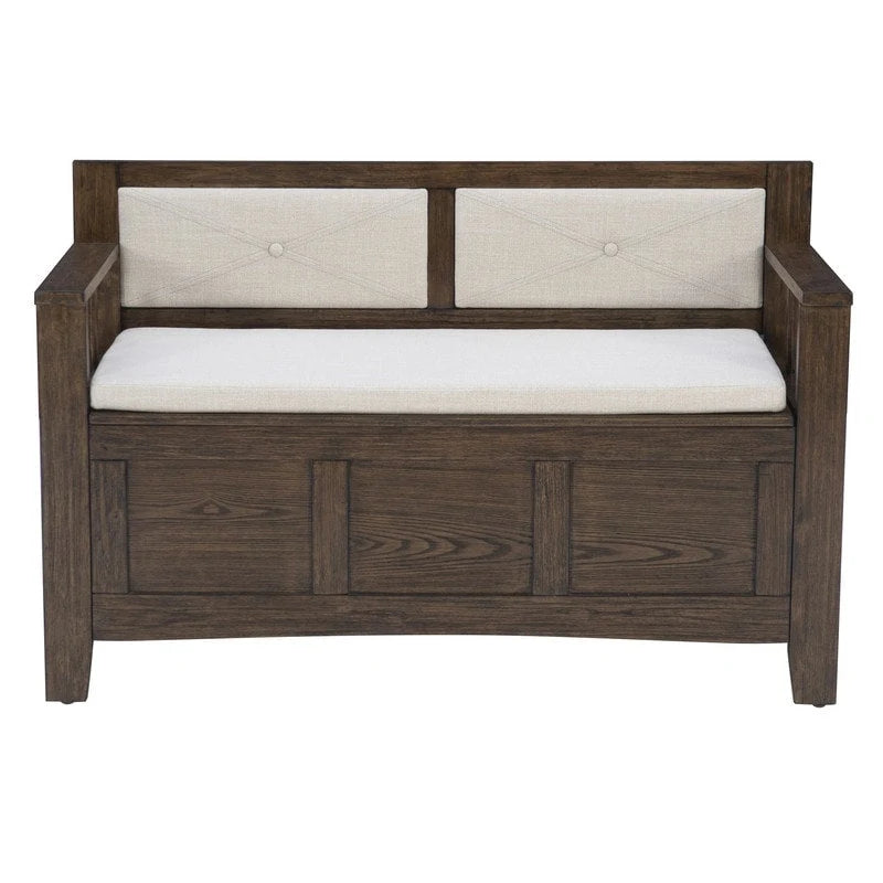 Banc d'entrée coffre en bois Dahlia
