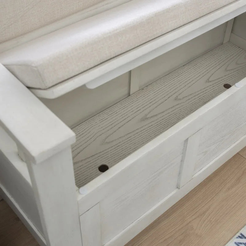 Banc d'entrée coffre en bois Dahlia