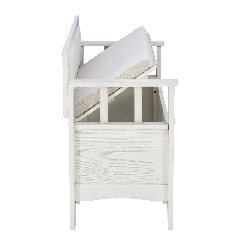 Banc d'entrée coffre en bois Dahlia