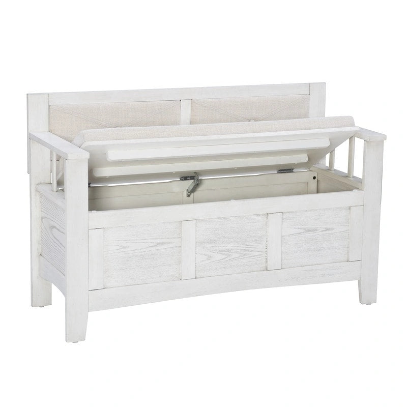 Banc d'entrée coffre en bois Dahlia