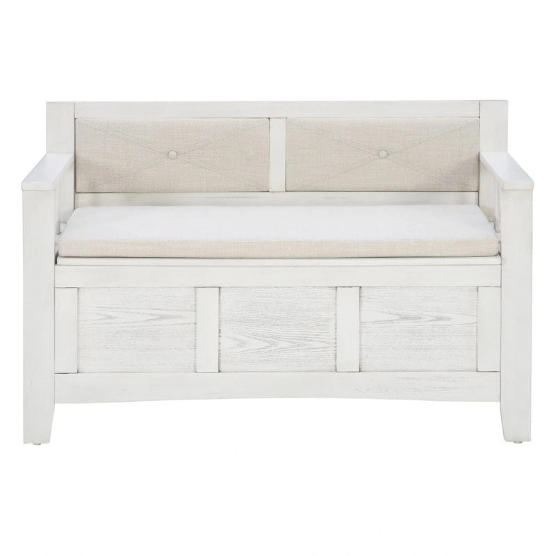 Banc d'entrée coffre en bois Dahlia