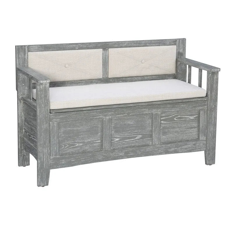 Banc d'entrée coffre en bois Dahlia