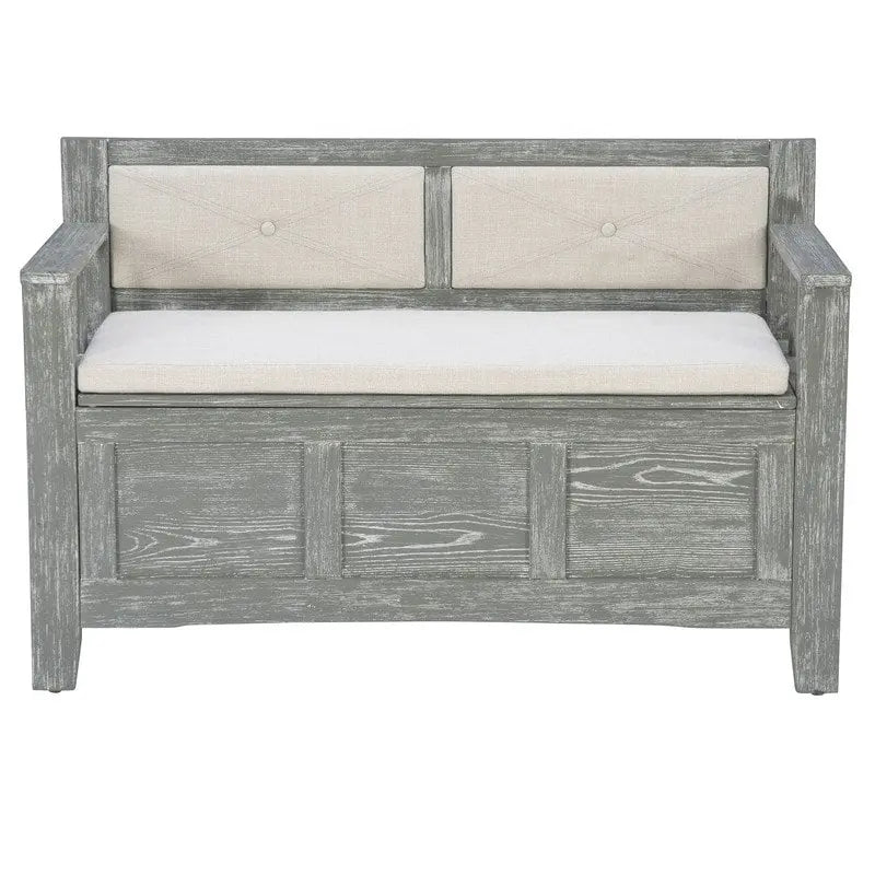 Banc d'entrée coffre en bois Dahlia