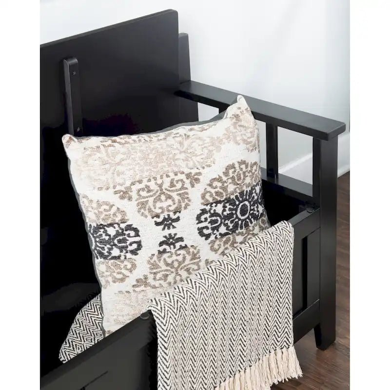 Banc d'entrée coffre en bois Dahlia