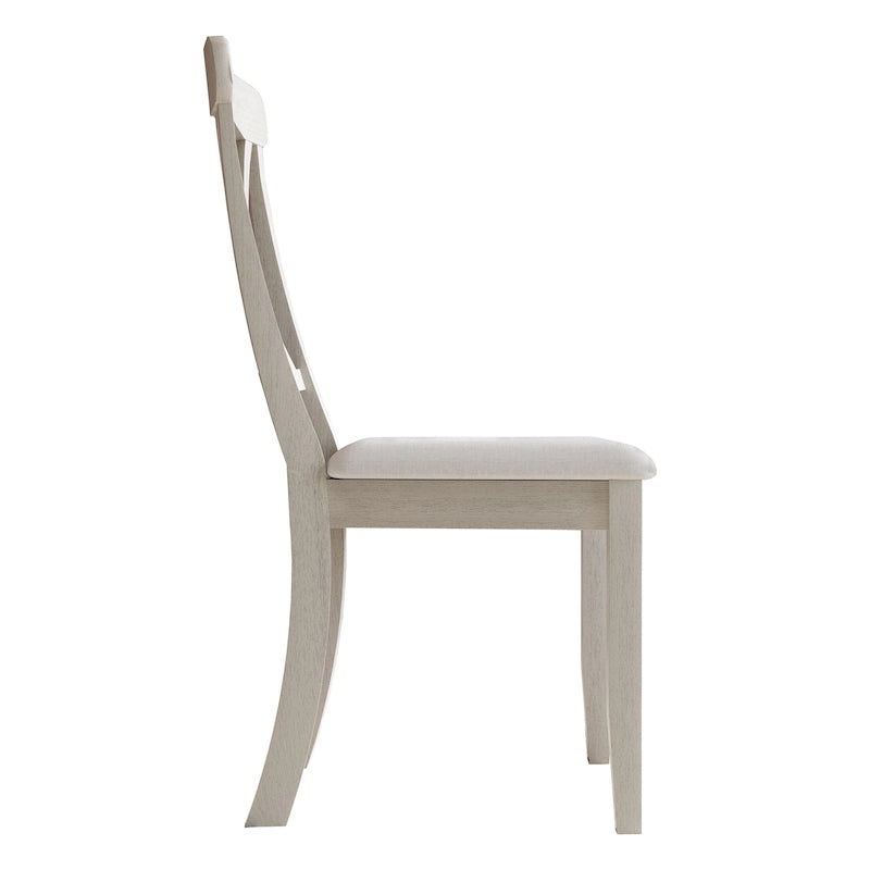 Chaises de salle à manger en bois de style fermier (lot de 2)