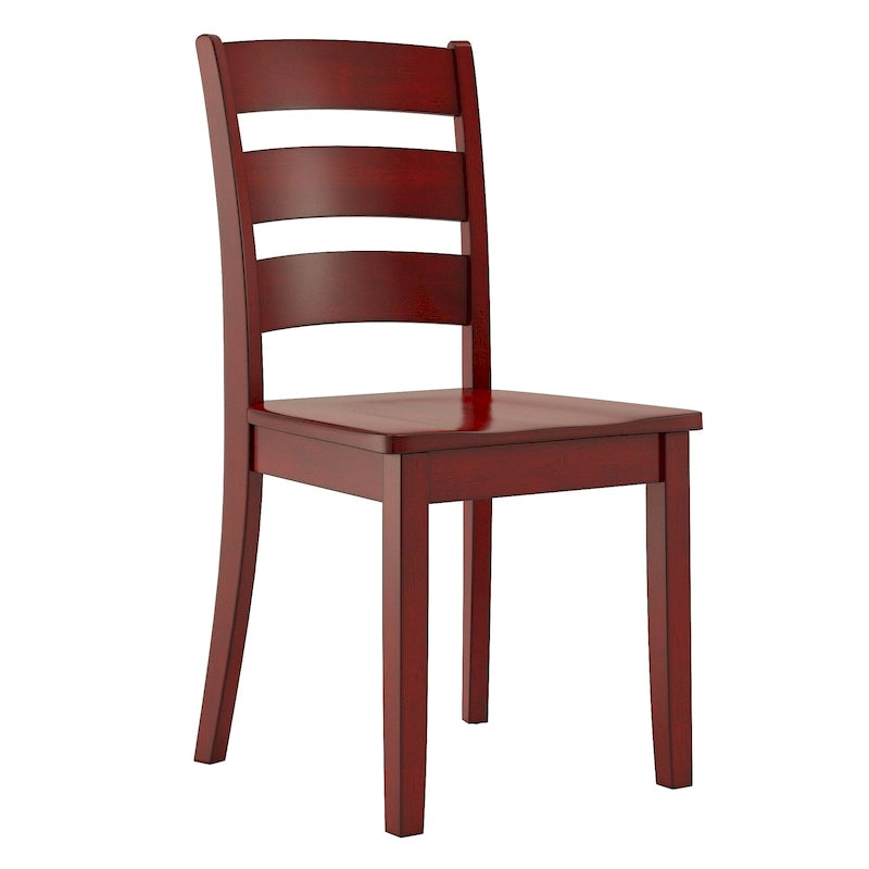 Chaises de salle à manger en bois (deux chaises par lot)