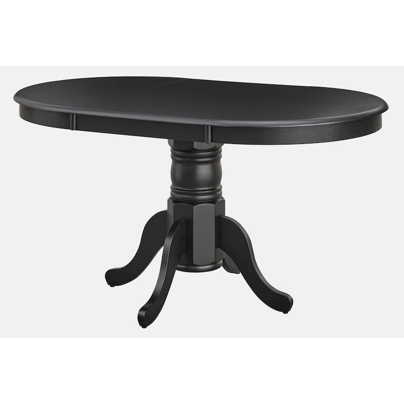 Table à manger en bois massif de style rustique (avec rallonge)