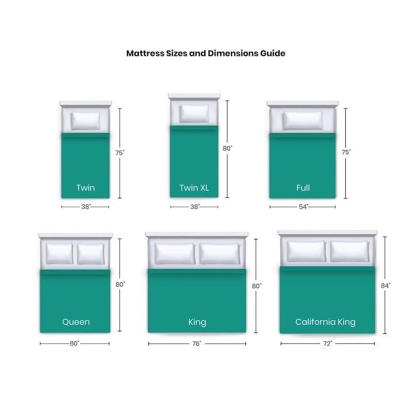 Matelas de 14 pouces et lit réglable