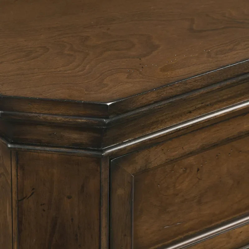 Couleur noyer antique pour meubles de chambre à coucher en bois