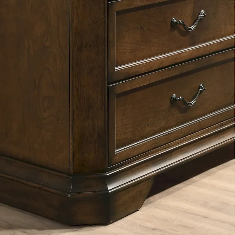 Couleur noyer antique pour meubles de chambre à coucher en bois