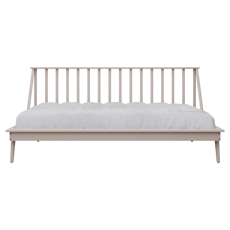Canapé-lit double vintage en bois