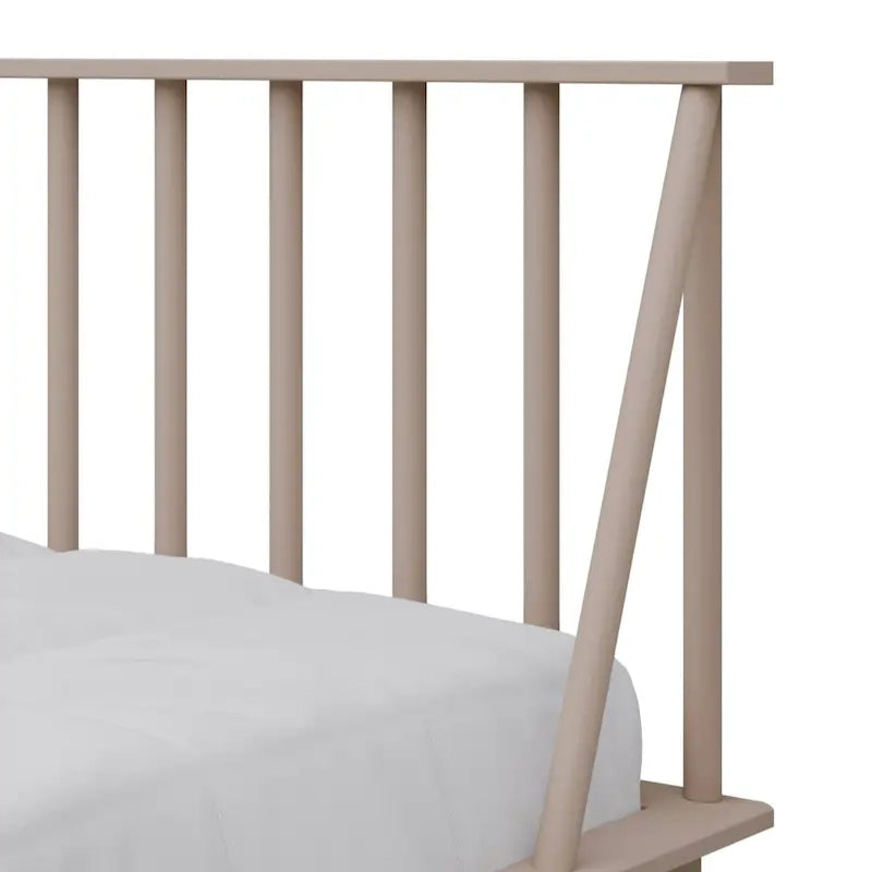 Canapé-lit double vintage en bois