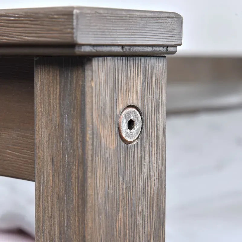 Lit plateforme classique en bois massif, format grand lit