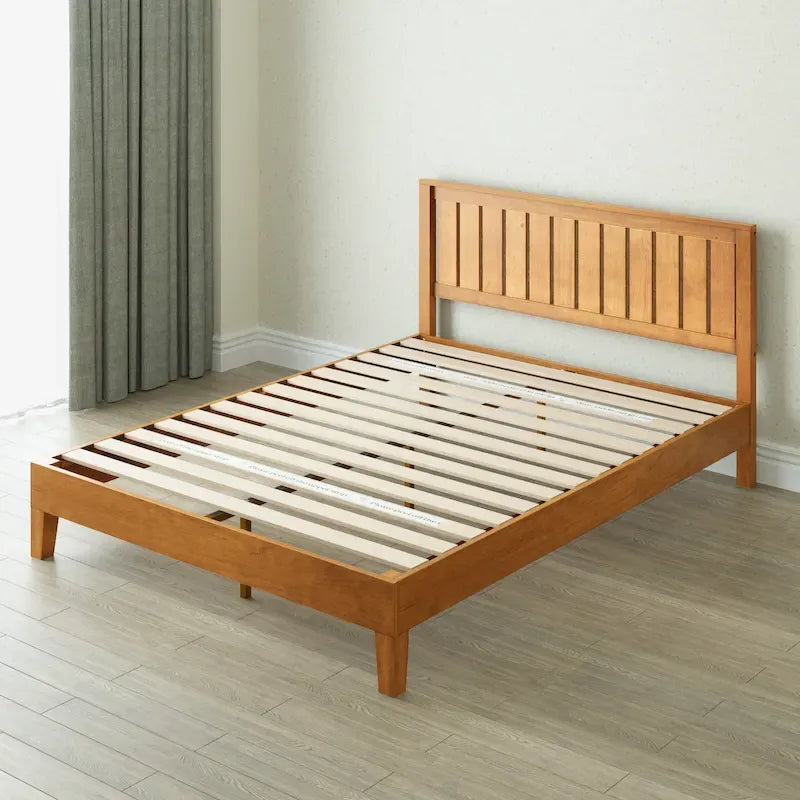 cadre de lit de luxe en pin rustique