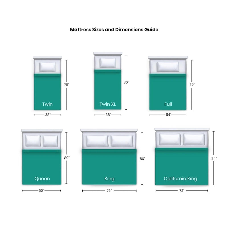 Matelas en gel ajustable de 14 pouces