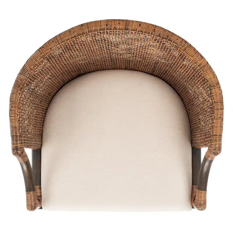 Tabouret de bar en rotin de 76 cm