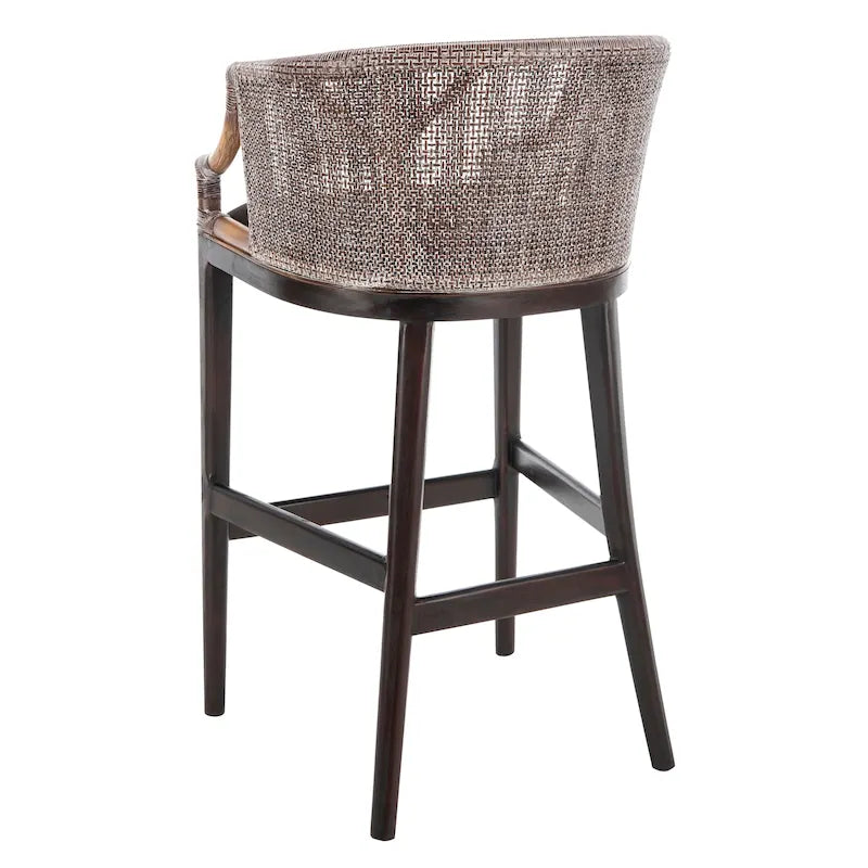 Tabouret de bar en rotin de 76 cm
