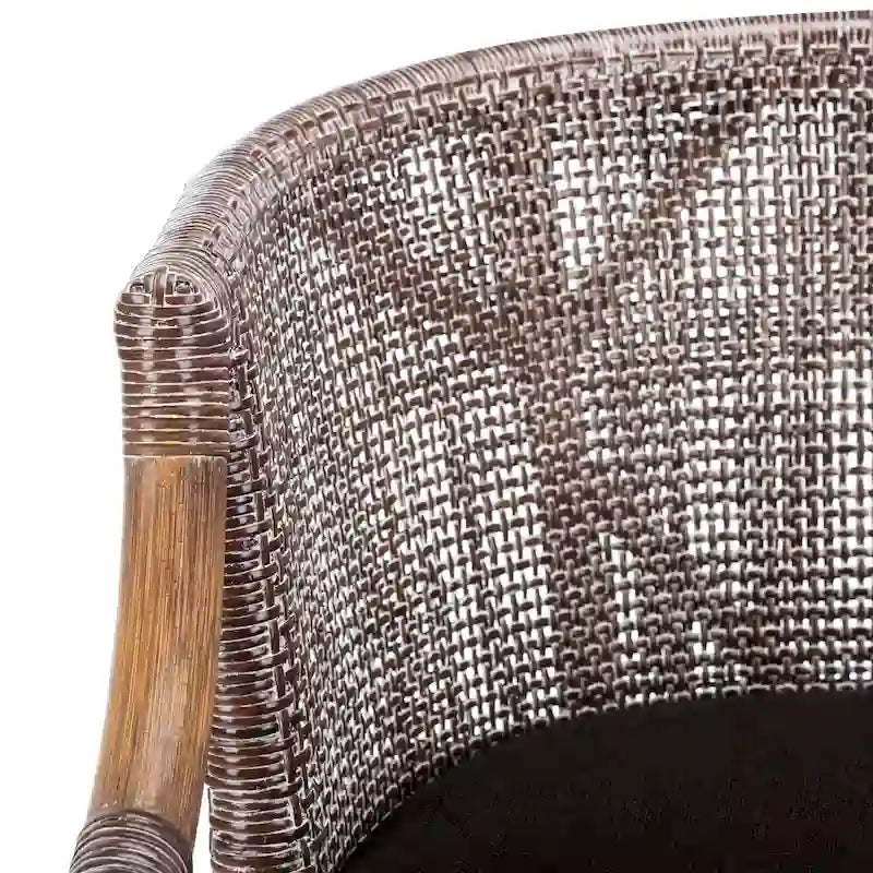 Tabouret de bar en rotin de 76 cm